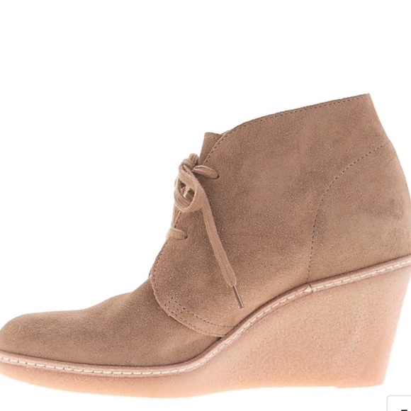 J.Crew Macalister Suede Wedge Boots size 10 - Picture 2 of 8